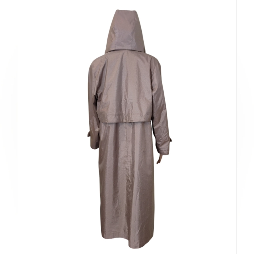 Fleet Street Water Resistant Lined Trench Coat - Size 10P - Picture 8 of 12